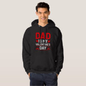 Papa is mijn Valentijnsdag Hoodie (Voorkant volledig)