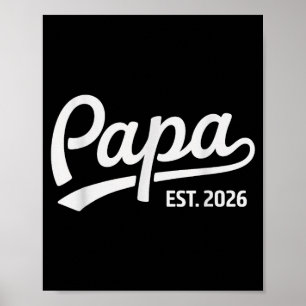 Papa is papa sinds 2026 voor het eerst vader poster