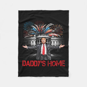 Papa is thuis Witte Huis 2025 President Trump Fleece Deken