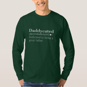 Papa is toegewijd aan het vaderschap t-shirt