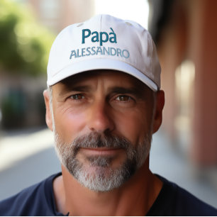 Papà Italiaans pap gepersonaliseerd geborduurd pet