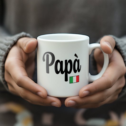 Papà Italian Flag Mug - Father Dad