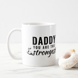 Papa, je bent de Sterkste Vaderdag Koffiemok