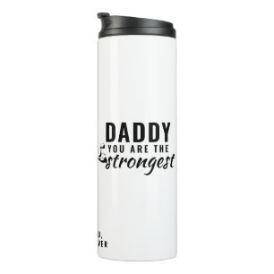Papa, je bent de Sterkste Vaderdag Thermosbeker