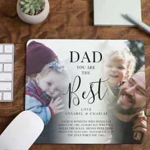 'PAPA' je bent het beste naam- en citaataandenkent Muismat