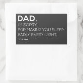 PAPA, JE SUIS DESOLE AUTOCOLLANTS ET ETIQUETTES (Sac)