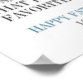 Papa Je suis votre Poster de Fête des pères d'enfa (Coin)