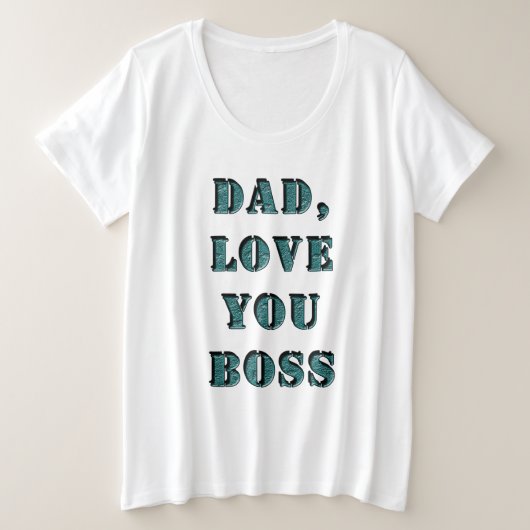 PAPA, JE T'AIME BOSS 1 (Design devant)
