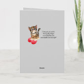 Papa, Je T'Aime Une Carte Ocelot (Dos)