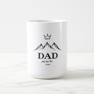 "Papa, jij bent de koning" Aangepaste Mok