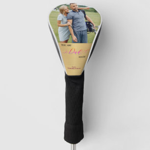 Papa, jij bent Magic Fathers Day Fotohout Golfheadcover