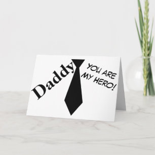 Papa, jij bent mijn held Vaderdag Kaart