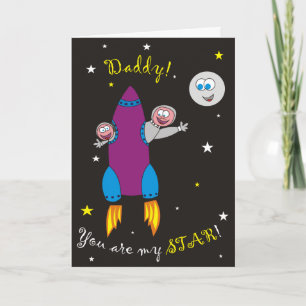 Papa, jij bent mijn ster! Vaderdag Kaarten