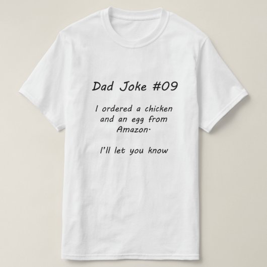 Papa Joke #09 (A) T-shirt (Design voorkant)