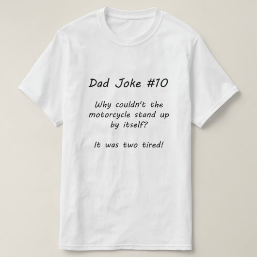 Papa Joke #10 (A) T-shirt (Design voorkant)