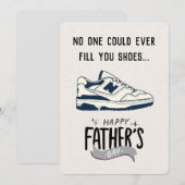 Papa Jokes & Fresh Kicks: De perfecte Vaderdag Kaart (Voorkant / Achterkant)