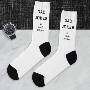 Papa Jokes Funny Novelty Humor Bijschrift Amusant Sokken