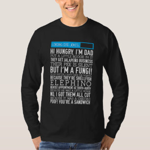 Papa Jokes grappig vaderdag cadeau laden puns T-shirt