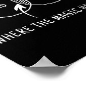 Papa Jokes waar de Magic gebeurt Poster (Hoek)