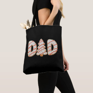 Papa Kerstboom Taart Matching Family Holiday Draagtas