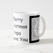 Papa Kerstmis Jumbo Mok (Voorkant rechts)
