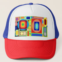 Papa, kids & kinderen abstracte trucker hoed