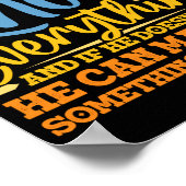 Papa Know Everything Fathers Day Cool Father Funny Poster (Hoek)