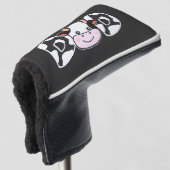 Papa Koe Koe afdrukken Vaderdag Golfheadcover (3/4 voorkant)