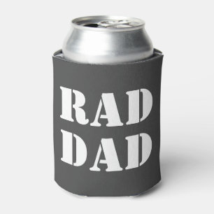Papa kool kool grijs witte moderne typografie cool blikjeskoeler