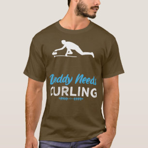 Papa-krullende grappige vormgeving voor cadeautjes t-shirt