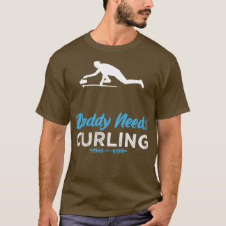 Papa-krullende grappige vormgeving voor cadeautjes t-shirt