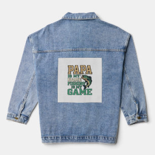 Papa la pêche est mon jeu conception de chemise vi