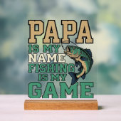 Papa la pêche est mon jeu conception de chemise vi (Neutre)