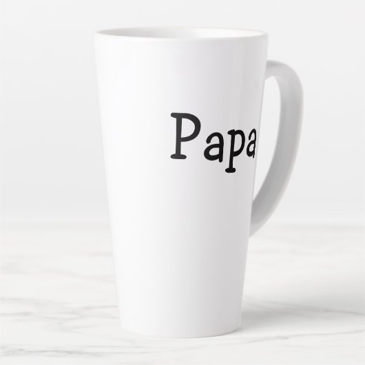 Papa Latte Mug (Angle droit)