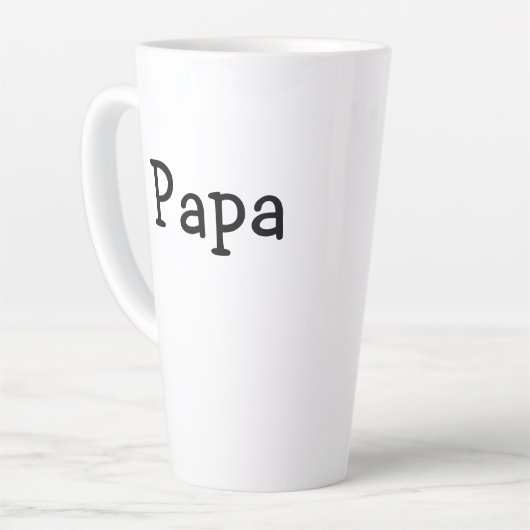 Papa Latte Mug (Angle gauche)