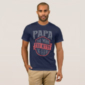 Papa. Le Mythe. T-shirts parrain (Devant entier)