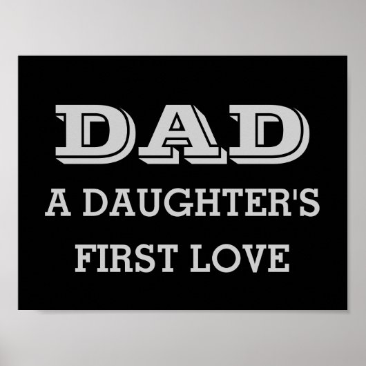 Papa, le premier amour d'une fille - Affiche (Devant)