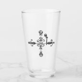 PAPA LEGBA MAGIC ELIXIR DRINK MOK GLAS (Voorkant)