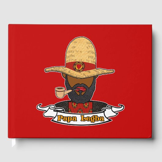 Papa Legba Portrait Gastenboek (Voorkant)