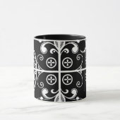 Papa Legba Veve Black Two-Tone 11 oz Art Mok (Midden)