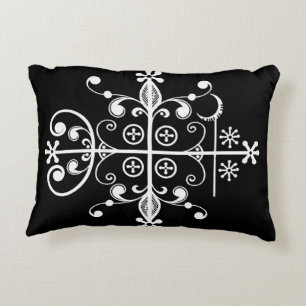 Papa Legba Veve Voodoo Art Pillow Decoratief Kussen