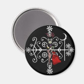 Papa Legba Voodoo Doll Veve Magnet (Recto/Verso)