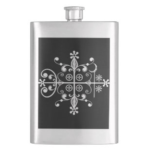 Papa Legba Voodoo Veve Libation Flask Flacon