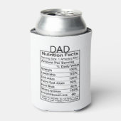 Papa Les faits nutritionnels Drôle Glacière (Can devant)