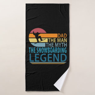 Papa L'Homme Le Mythe Le Snowboard Légende