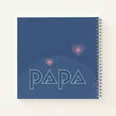 Papa, lichtgeleider notitieboek (Achterkant)
