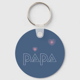 Papa, lichtgeleider sleutelhanger