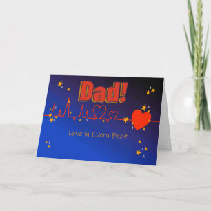 Papa, Liefde in Elke Hartslag Kaart