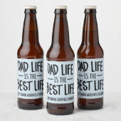 Papa Life est le meilleur Étiquette de la bière de (Bouteilles)