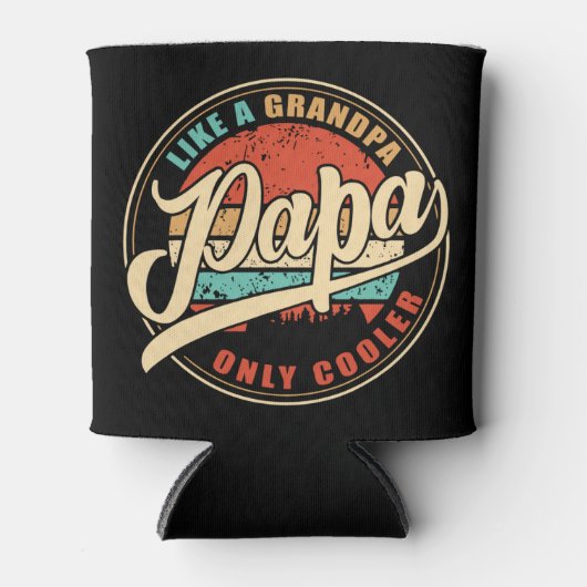 Papa Like a Grandpa Only Cooler – Funny Dad Gift (Voorkant)